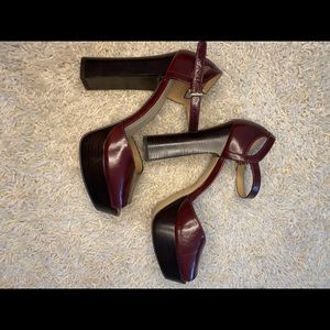 Michael Kors purple heels